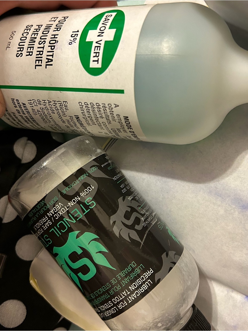 Sterilink Tattoo Lubricant Gel - Clear/Green